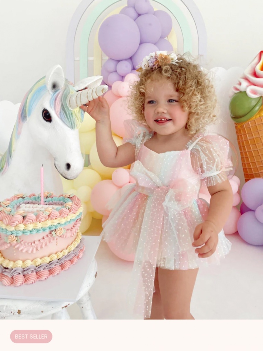 Arabella and Rose Rainbow Fairy Floss 2- NWT